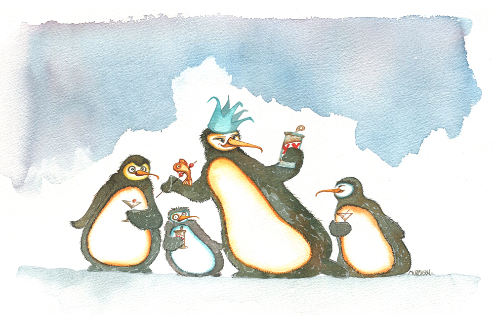 penguin party animals